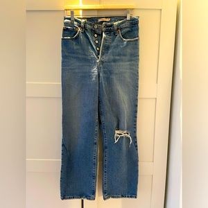 Levi’s Ribcage High Rise Straight